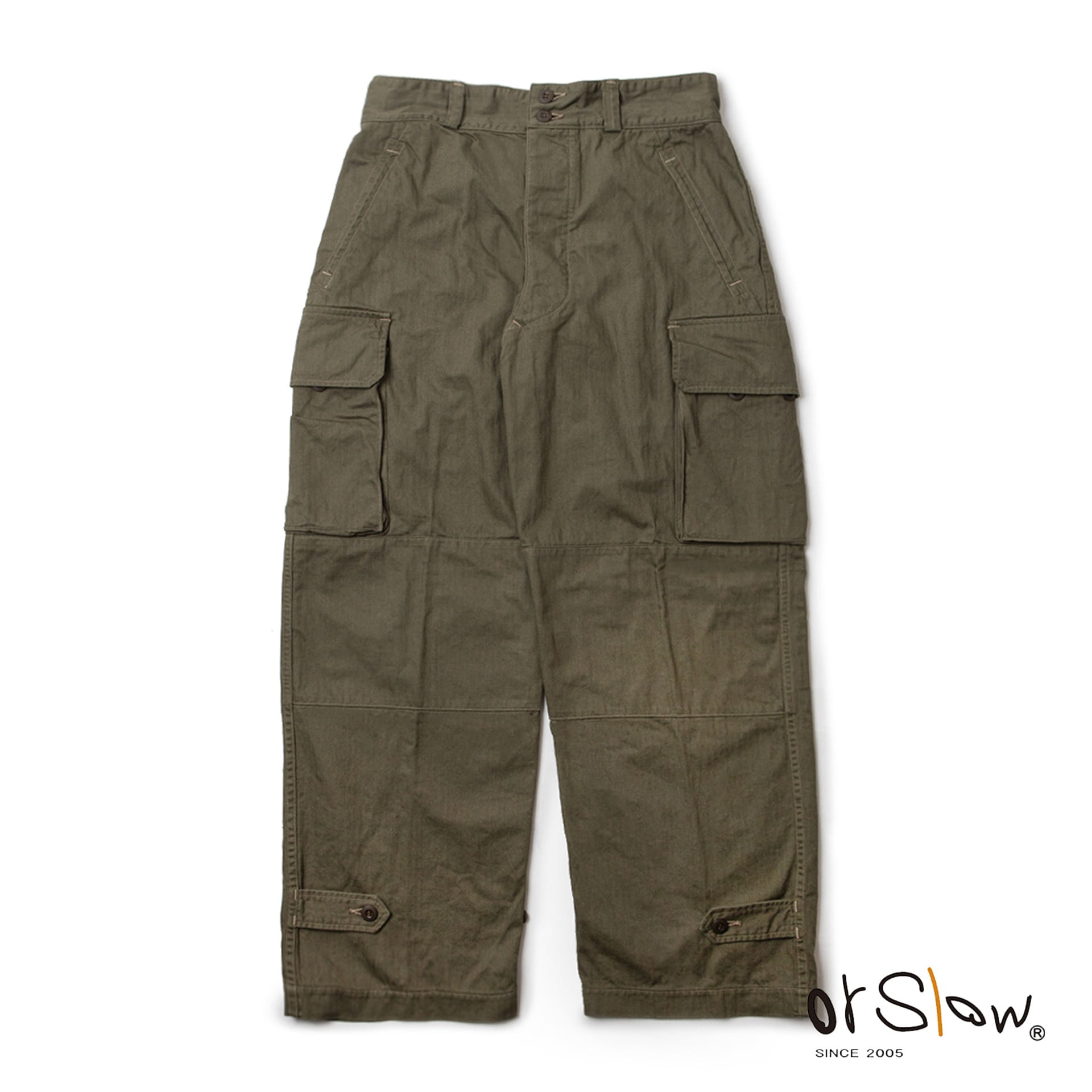 (RESTOCK) M-47 Army Green French Army Cargo Pants (Army Green)