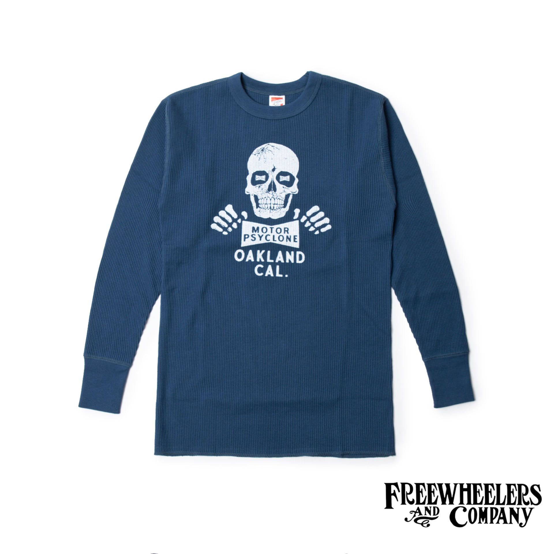 [Power Wear] CREW NECK THERMAL &quot;HELLO THERE&quot; (Blue Berry)