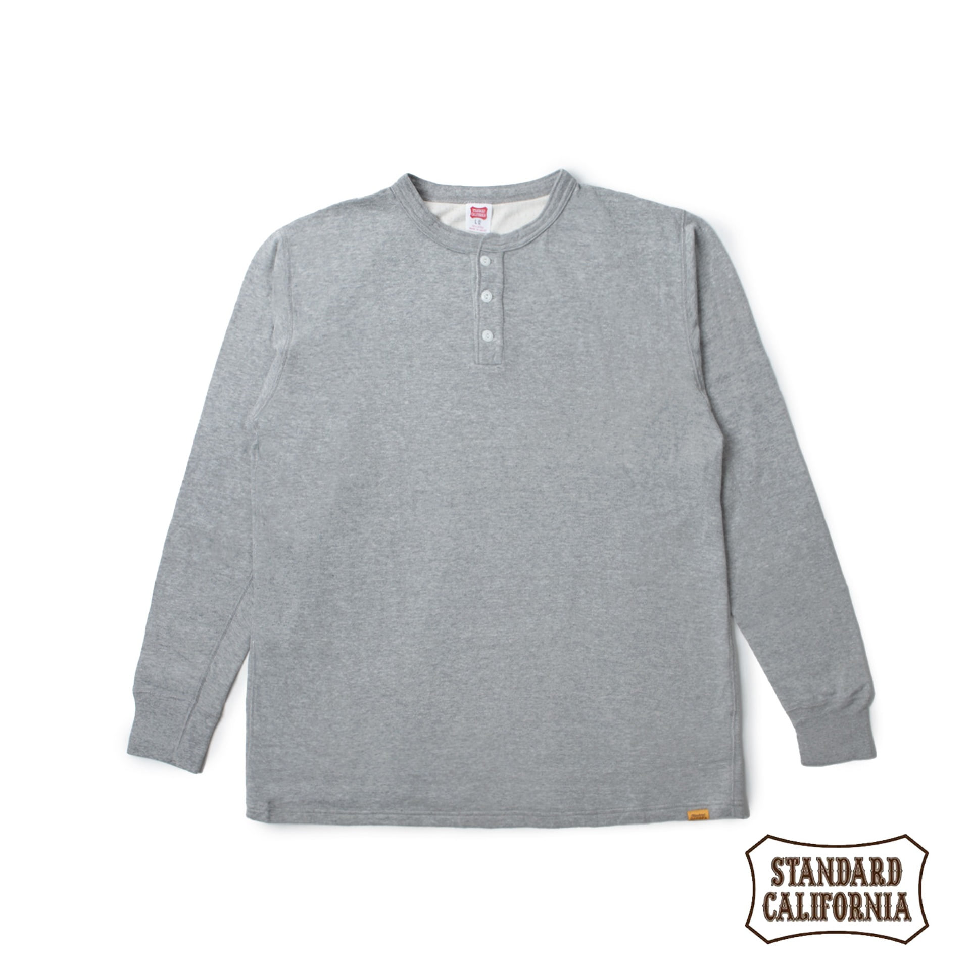 23AW SD 2LAYER HENLEY LS T (Grey)