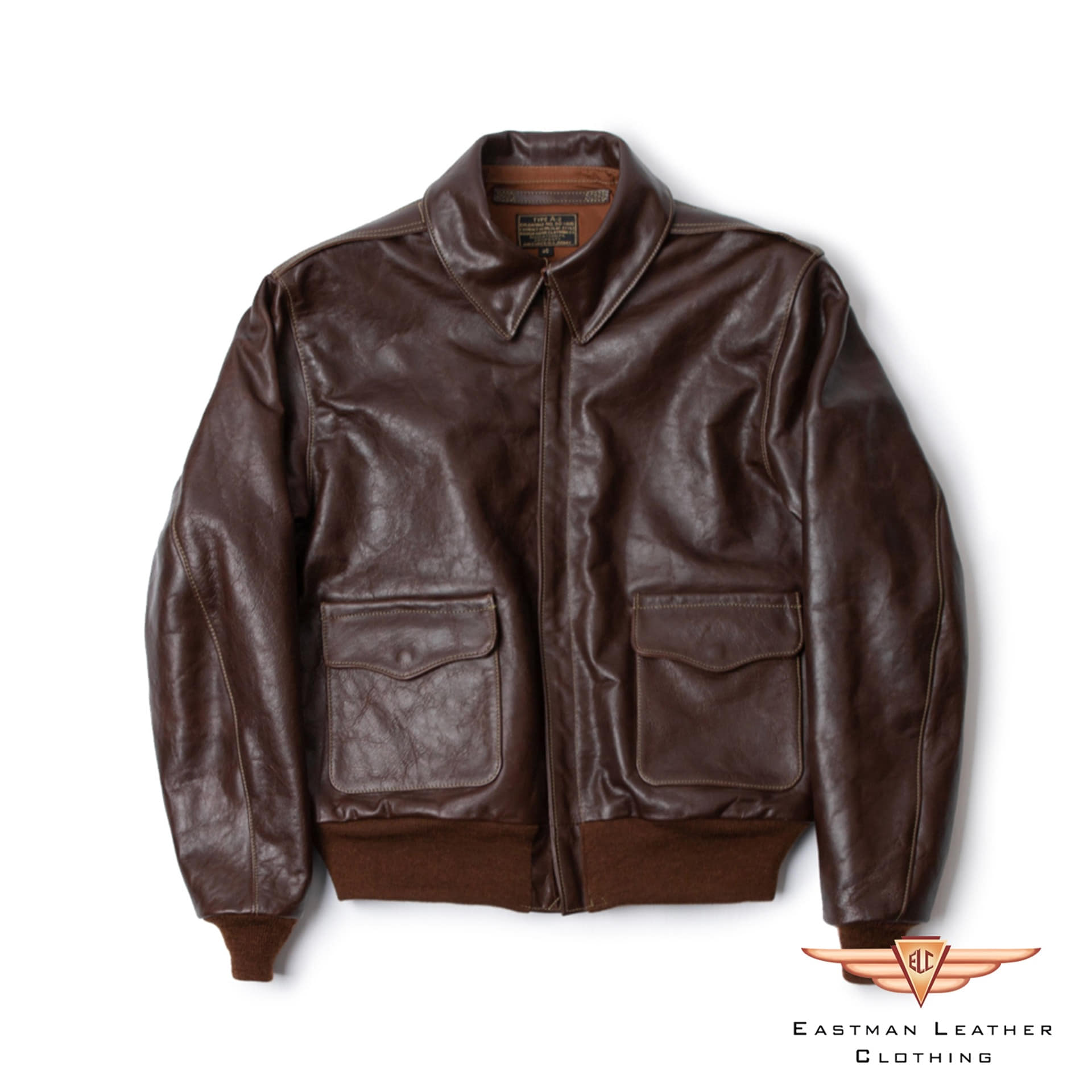 (RESTOCK)  JACKET Flying Type A-2&quot;Rough Wear® Contract 27752&quot; (Seal Brown)