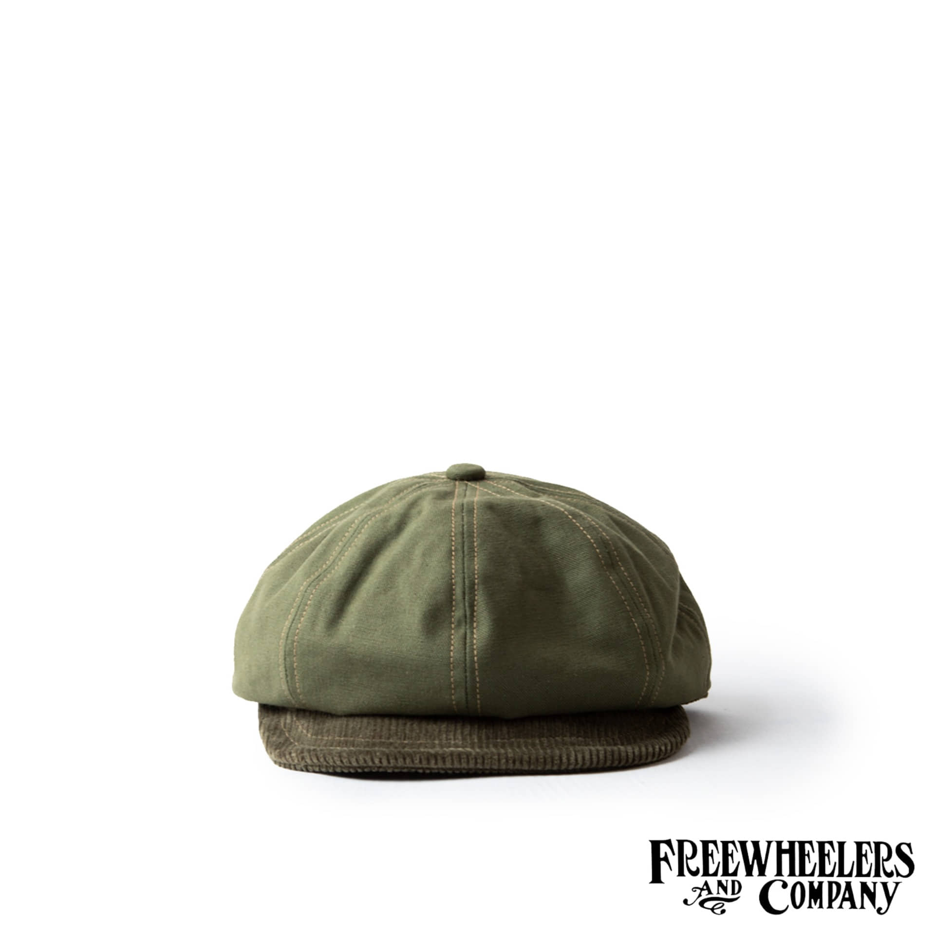 [The Union Special Overalls] Casquette &quot;JAM BUSTER&quot; (Olive x Forest Green)