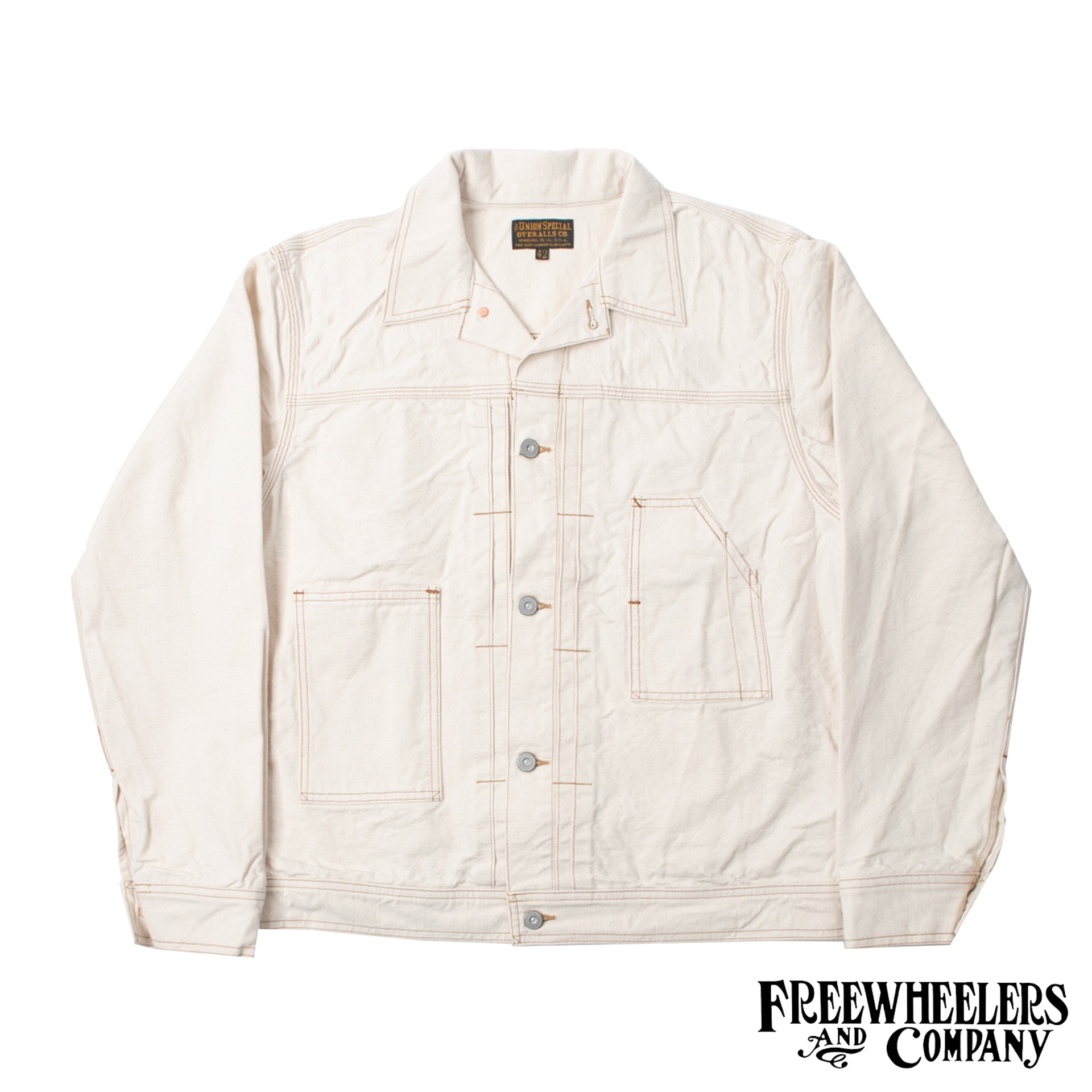[UNION SPECIAL OVERALLS] 1920s STYLE WORK CLOTHING&quot;GLAZIER&quot; WORK JACKET(Natural)