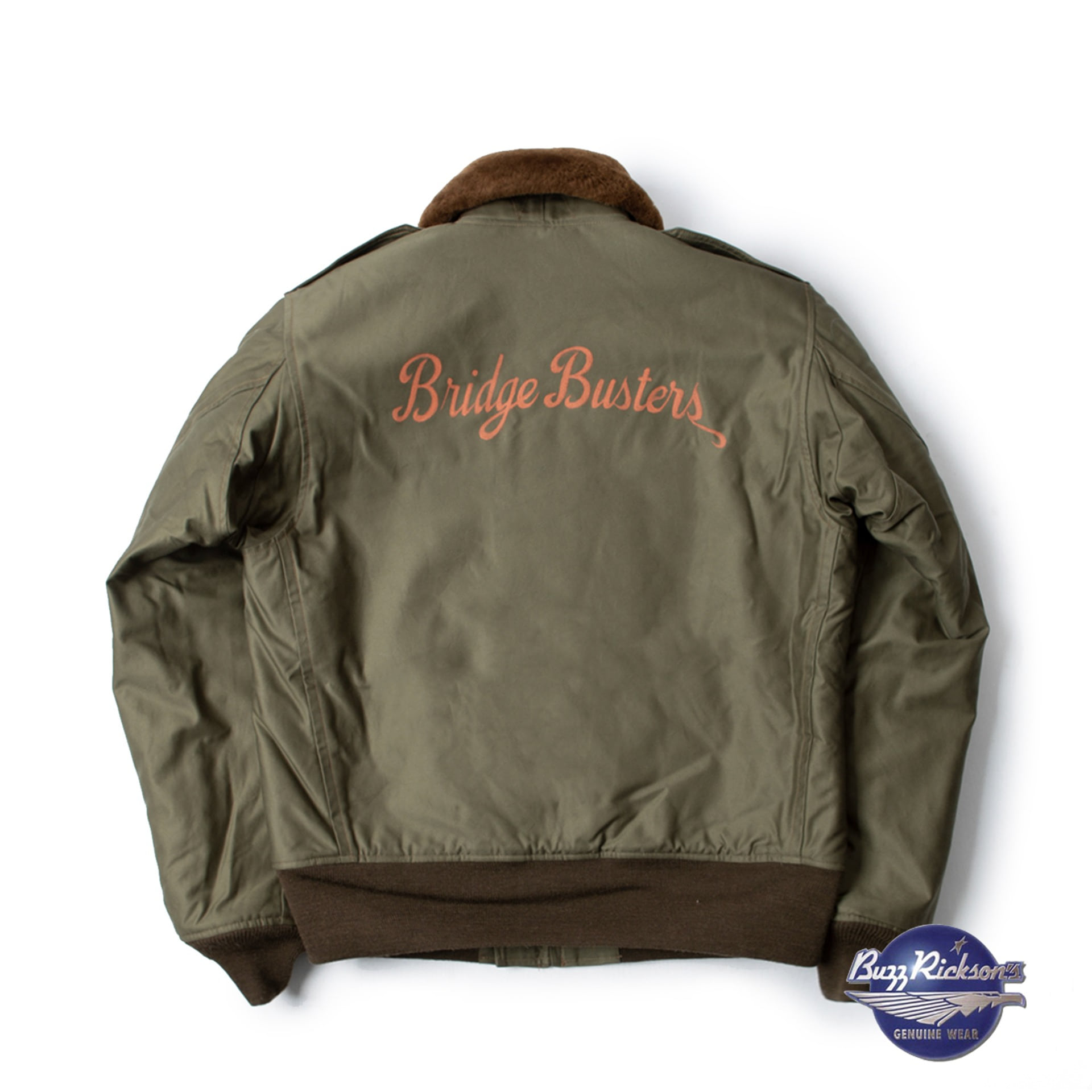 ROUGH WEAR CLOTHING CO.  Type B-10 587th BOMB.SQ. &quot;BRIDGE BUSTERS&quot; (Olive Drab)