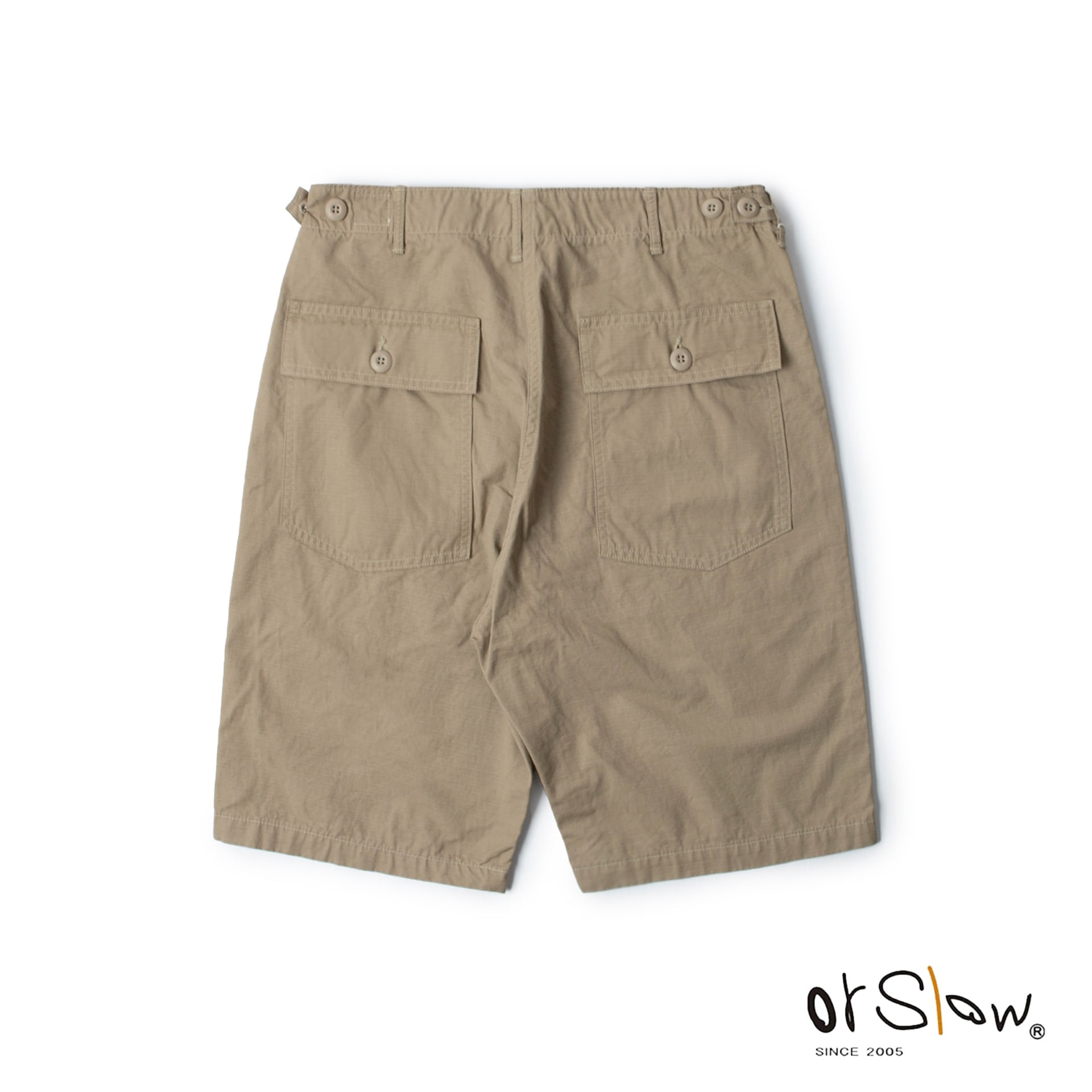 US ARMY FATIGUE SHORTS RIPSTOP (Beige)